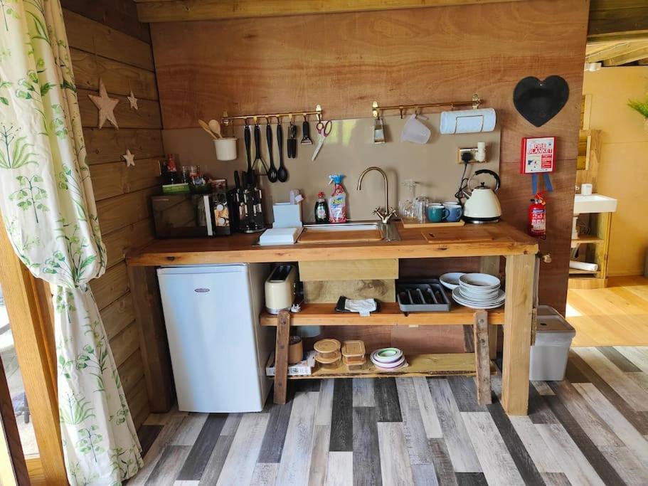 Little Swelle Cabin With Awesome Sea Views Poundstock Εξωτερικό φωτογραφία